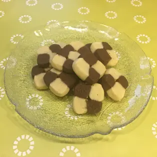 Mördegskakor - Schackrutor